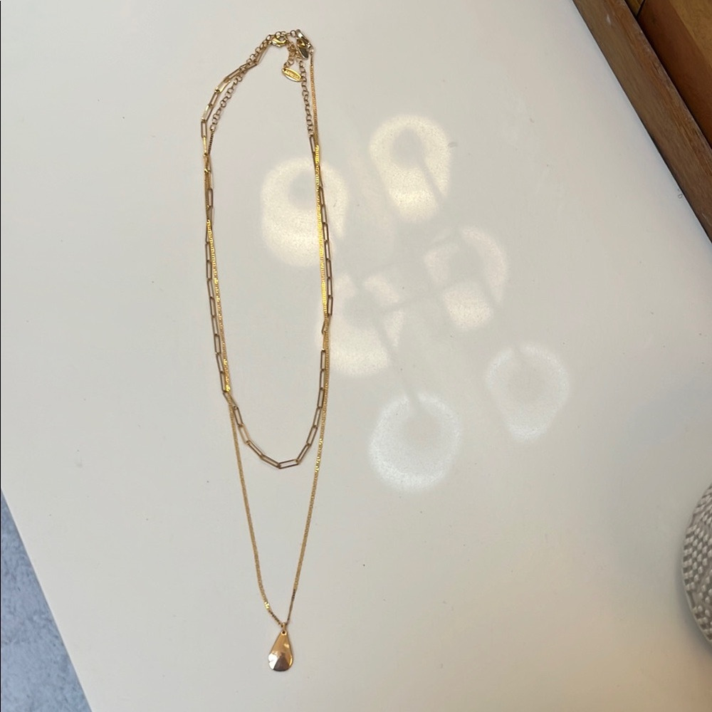 Elegant Gold Layered Necklace